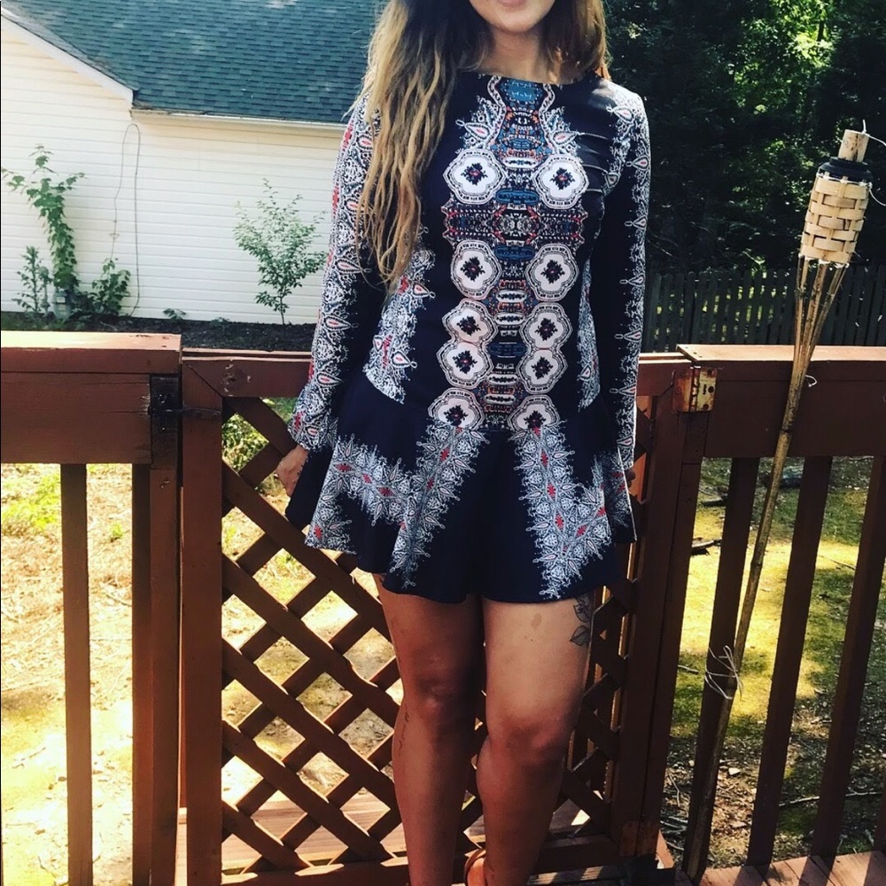 Mini stamp dress